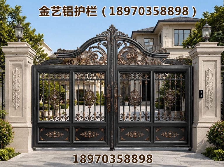 万年县铝艺楼梯扶手展示图