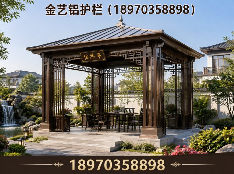 万年县铝合金护栏展示图